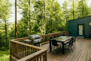 wooden deck